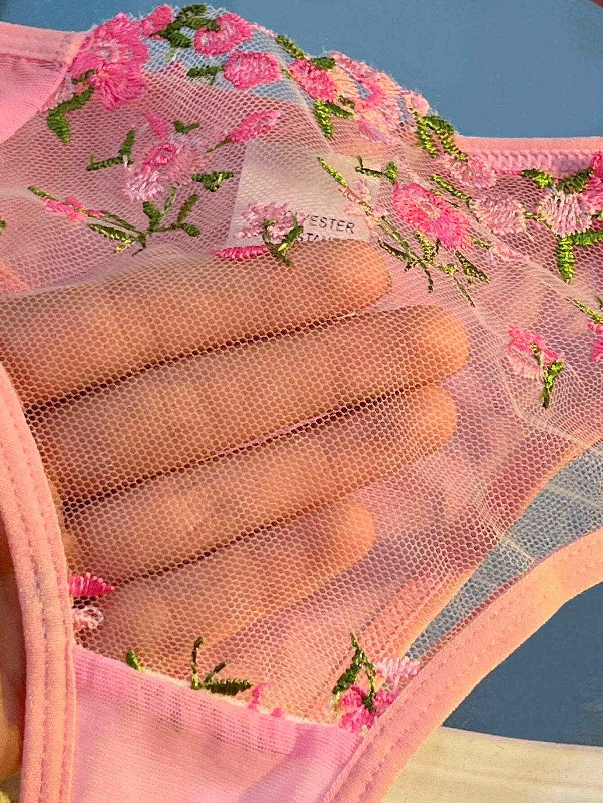 סט רקמה שקוף עם פפיונים – תמונה 4