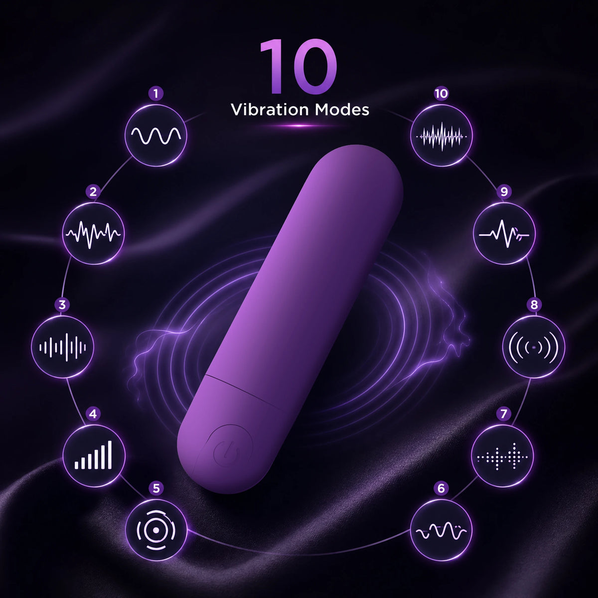 ויברטור בולט מיני – 10 מצבים – תמונה 2