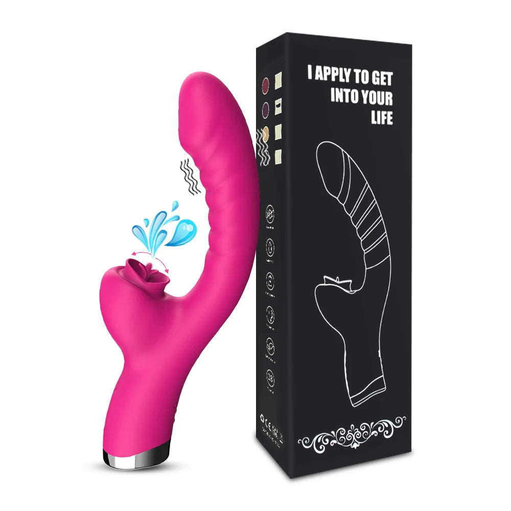ויברטור ארנב עם לשון מלקקת – תמונה 8