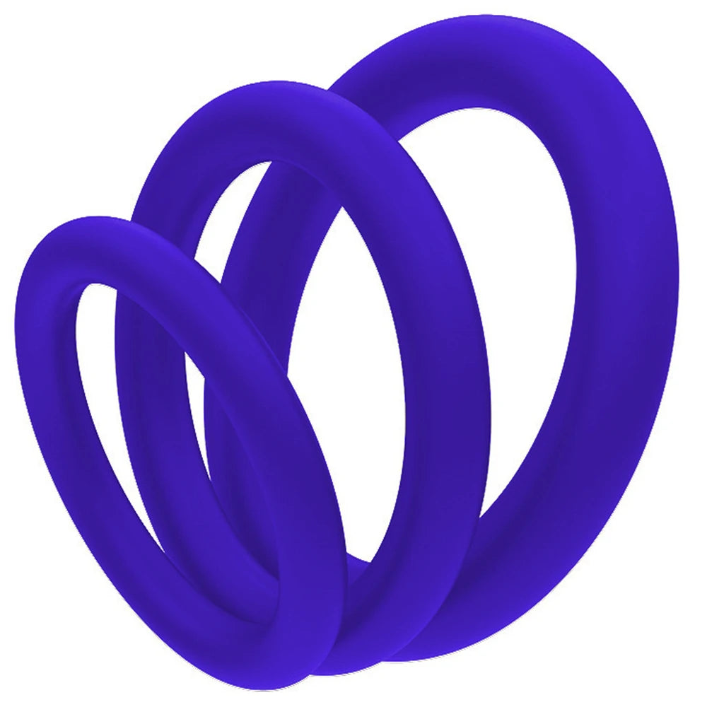 סט 3 טבעות לפין – 3 גדלים – תמונה 3