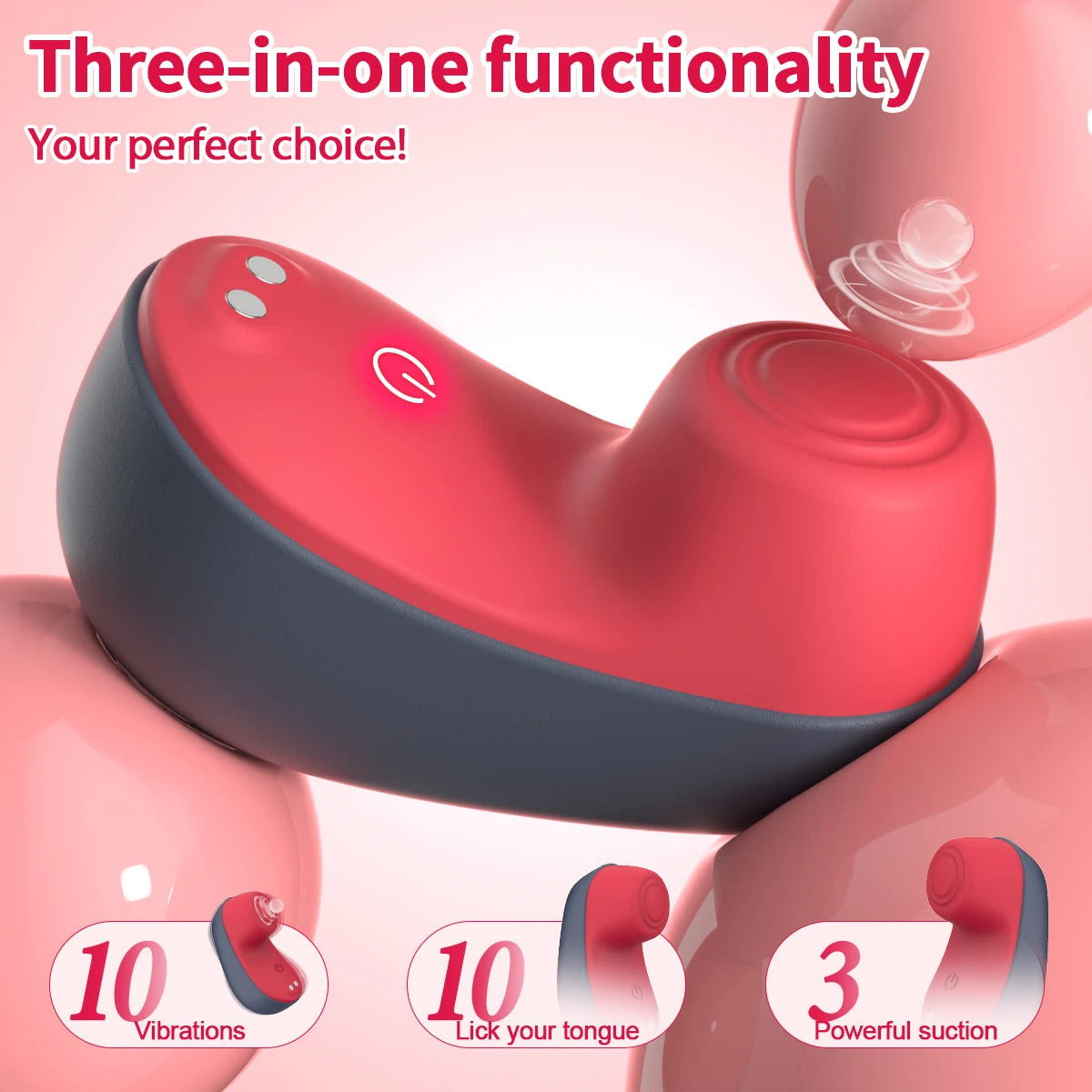 ורד 3 ב-1 – יניקה, רטט וליקוק – תמונה 3